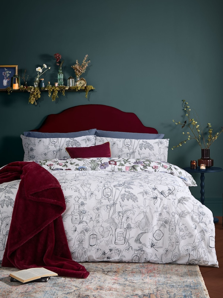 Furn Multi Pick Your Poison Reversible Duvet Cover and Pillowcase Set - Image 2 of 4 Furn Multi Pick Your Poison Reversible Duvet Cover and Pillowcase Set - Image 2 of 4