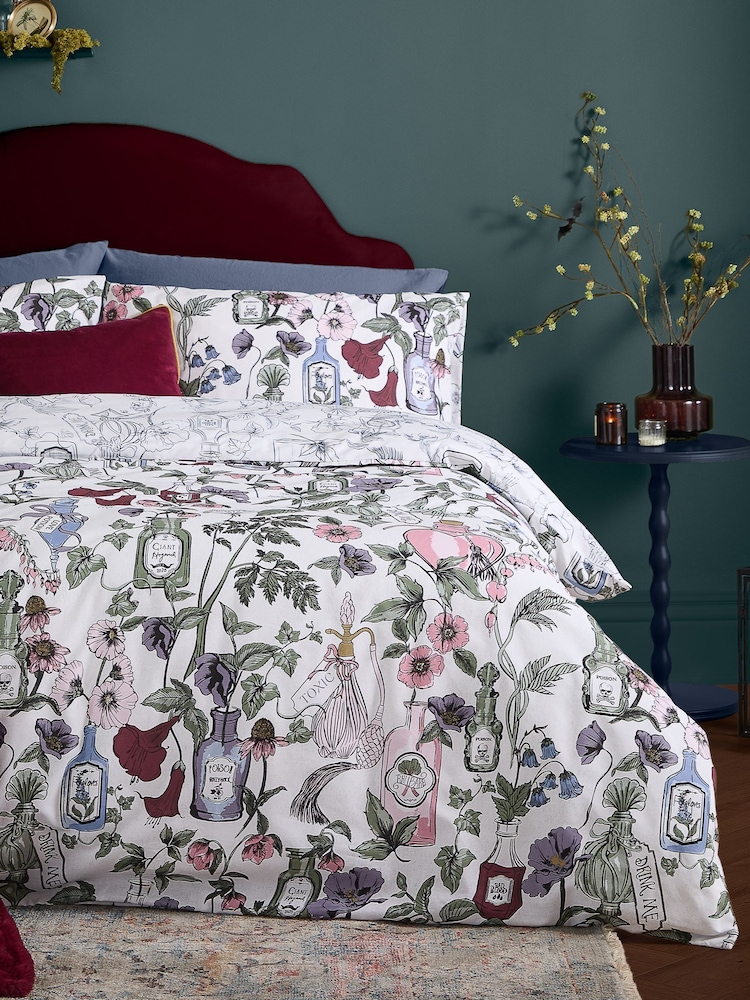 Furn Multi Pick Your Poison Reversible Duvet Cover and Pillowcase Set - Image 4 of 4 Furn Multi Pick Your Poison Reversible Duvet Cover and Pillowcase Set - Image 4 of 4