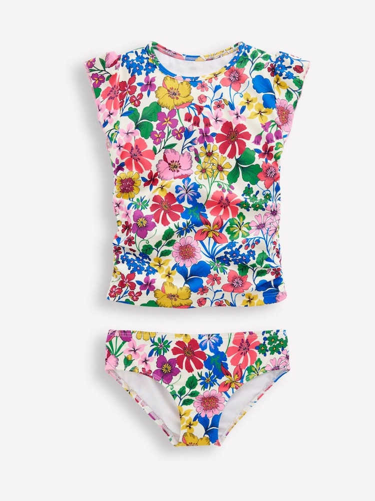 Boden Blue Ruched Tankini Set - Image 1 of 3