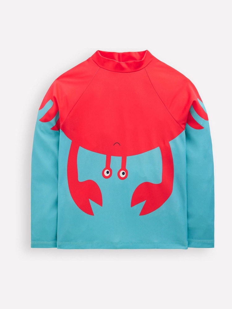 Boden Blue Sun Safe Fun Rash Vest - Image 1 of 3