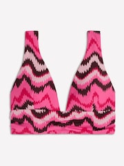 Boden Pink Mykonos Deep V Bikini Top - Image 6 of 7