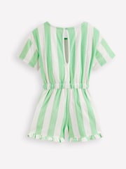 Boden Green Relaxed Towelling Playsuit - Image 2 of 3
