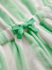 Boden Green Relaxed Towelling Playsuit - Image 3 of 3