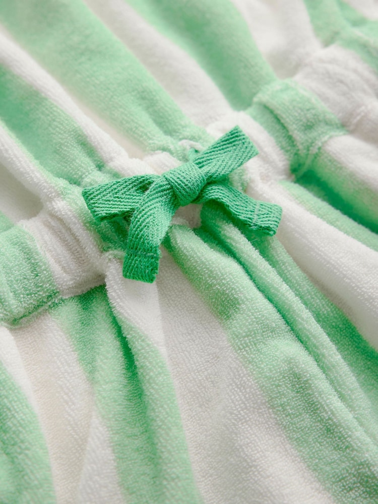 Boden Green Relaxed Towelling Playsuit - Image 3 of 3