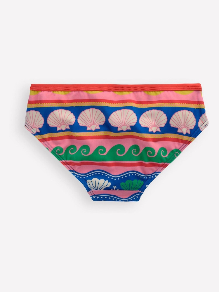 Boden Pink Patterned Bikini Bottoms - Image 2 of 3