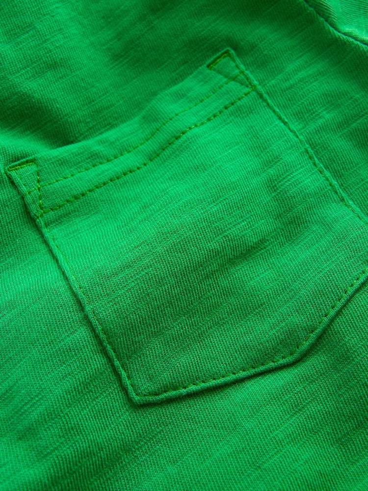 Boden Green Slub Polo Shirt - Image 3 of 3 Boden Green Slub Polo Shirt - Image 3 of 3