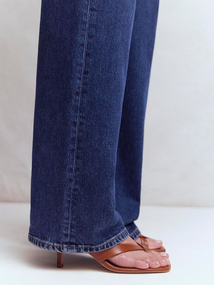 Boden Brown Toe Post Kitten Heel Sandals - Image 1 of 6