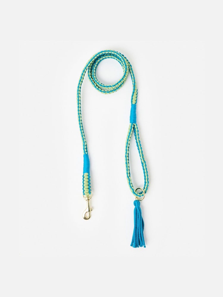 Oliver Bonas Green Macramé Pet Lead - Image 1 of 4