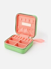 Oliver Bonas Green Green Rings & Things Square Jewellery Box - Image 5 of 5
