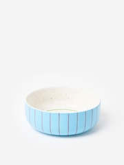 Oliver Bonas Blue Blue & Red Le Chien Ceramic Pet Bowl - Image 3 of 5