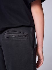 smALLSAINTS Washed Black Underground Sweat Shorts - Image 5 of 9