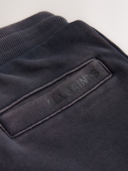 smALLSAINTS Washed Black Underground Sweat Shorts - Image 8 of 9