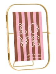 Oliver Bonas Gold Gold Curved Glass Portrait Picture Frame 4x6 - Image 4 of 4