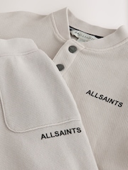smALLSAINTS Grey Baseball Top and Joggers Set - Image 12 of 13