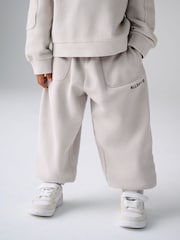 smALLSAINTS Grey Baseball Top and Joggers Set - Image 3 of 8
