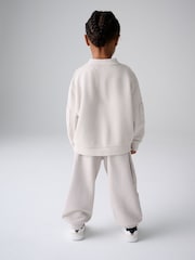 smALLSAINTS Grey Baseball Top and Joggers Set - Image 4 of 8