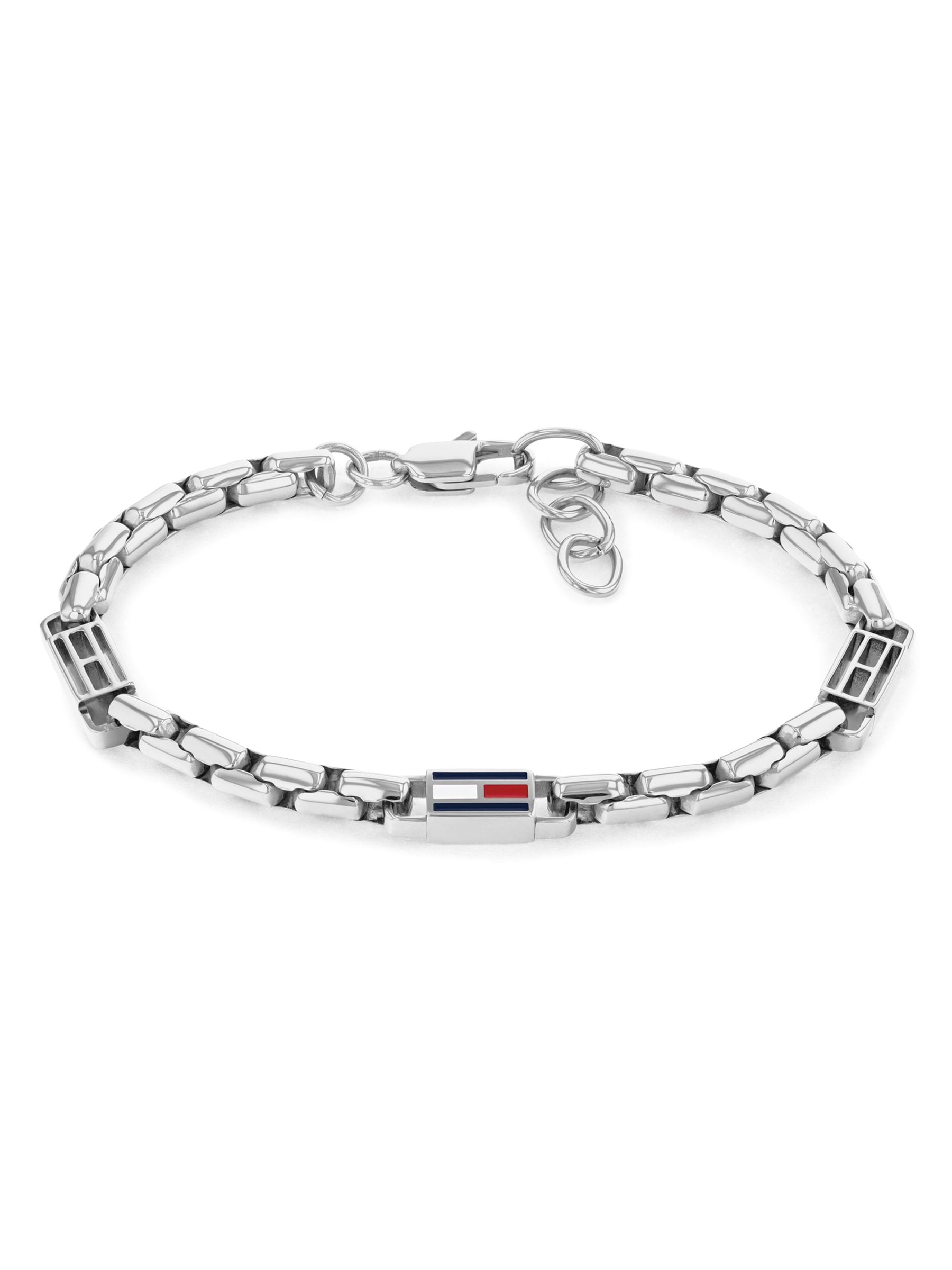 Tommy Hilfiger Men's Silver Tone Stainless Steel Bracelet - Image 5