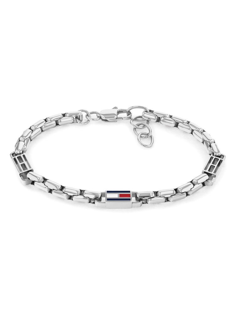 Tommy Hilfiger Silver Tone Stainless Steel Bracelet - Image 1 of 3
