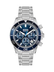 BOSS Silver Tone Sealiner Chrono Stainless Steel Watch - Image 2 of 4