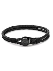 Tommy Hilfiger Black Nautical Black Leather Bracelet - Image 1 of 3