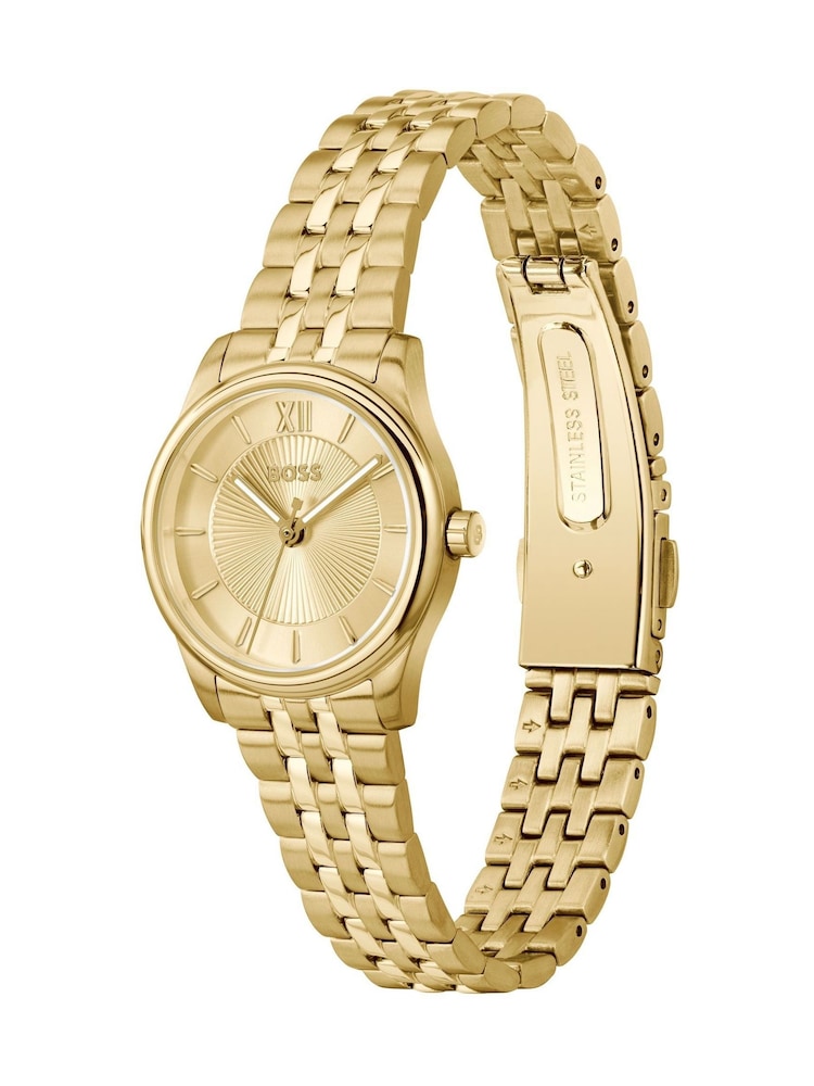 BOSS Gold Tone Graceful Mina IP Watch - Image 5 of 5
