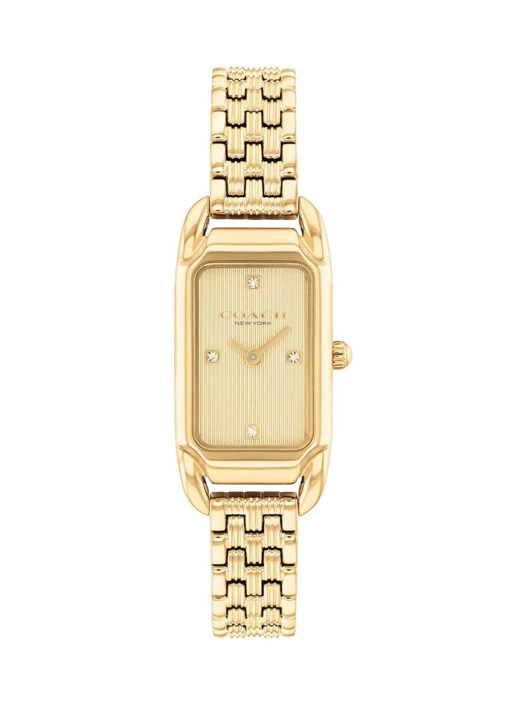 COACH Ladies Gold Plated Cadie Watch, One Colour, Women - Image 2