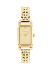 COACH Gold Tone Cadie Bracelet Watch - Image 1 of 4