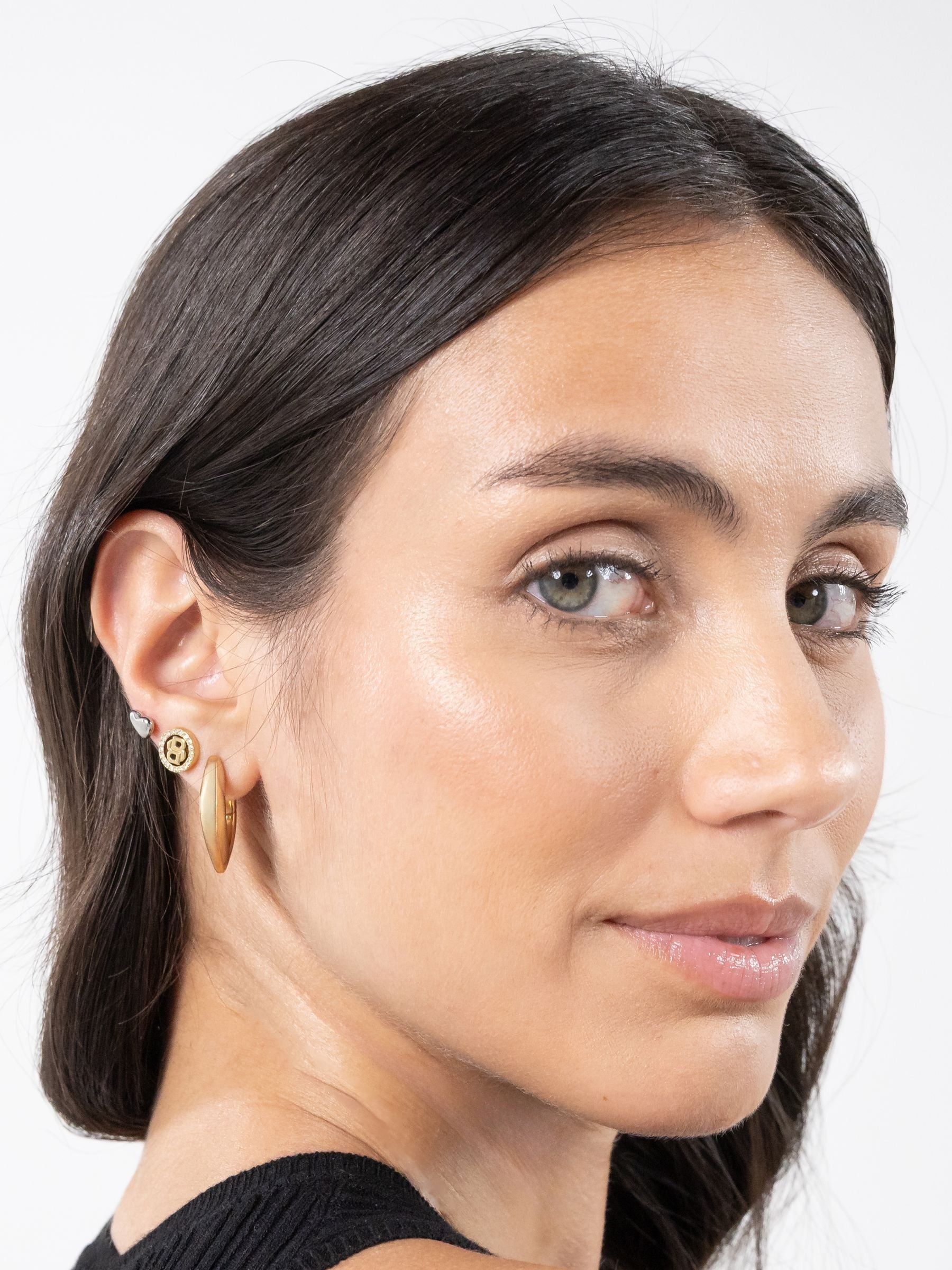 Boss Women's Gold Tone Fiora Ip Earrings - Image 6