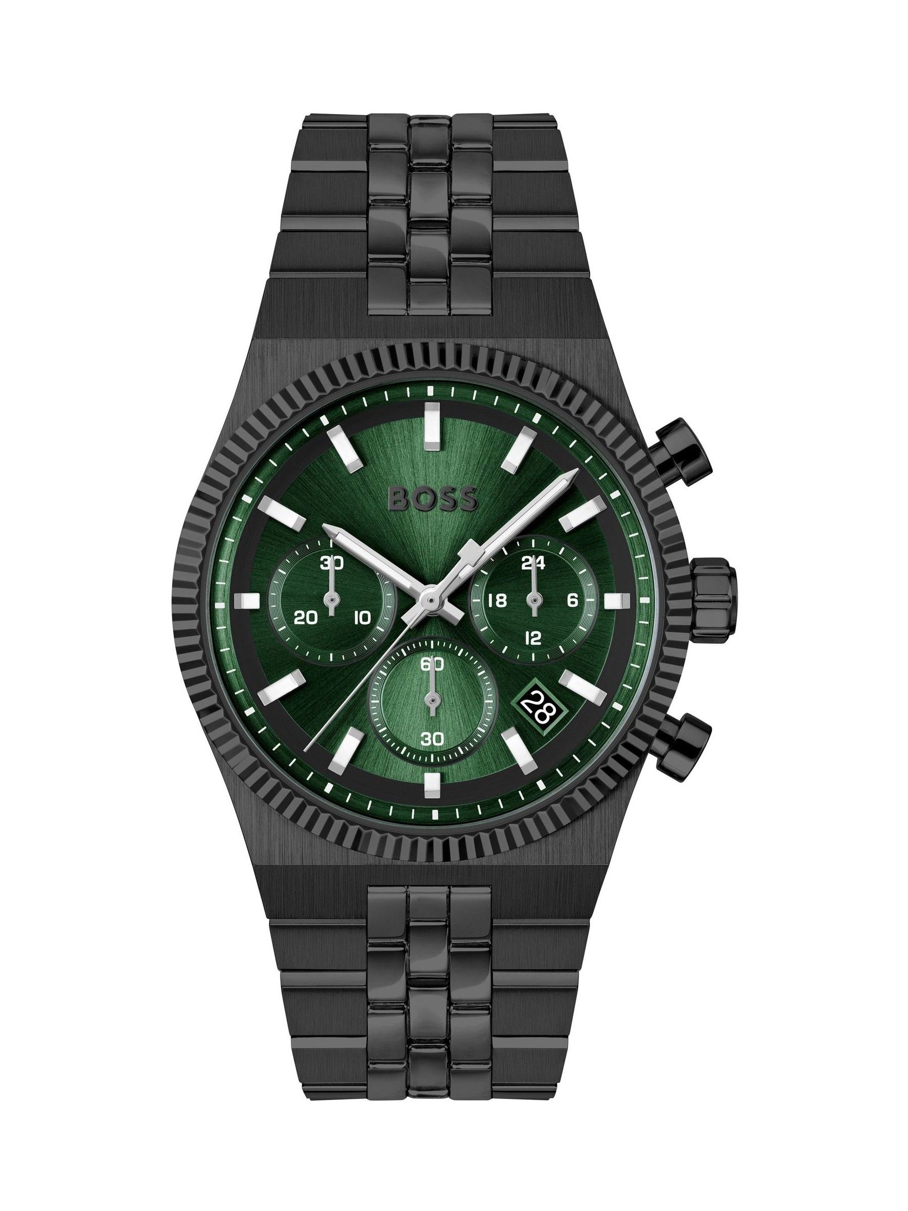 Boss Gents BOSS Candor Prime Chrono Watch - Green/Black - Image 4