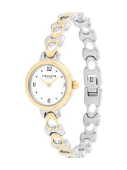 COACH Stainless Steel and Gold Plated Iris Two Tone Bracelet Watch - Image 1 of 4