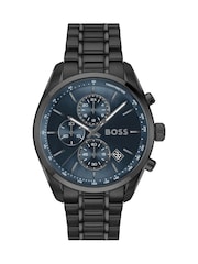 BOSS Black Grand Prix Chrono Black IP Watch - Image 3 of 5