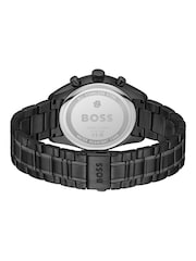 BOSS Black Grand Prix Chrono Black IP Watch - Image 4 of 5