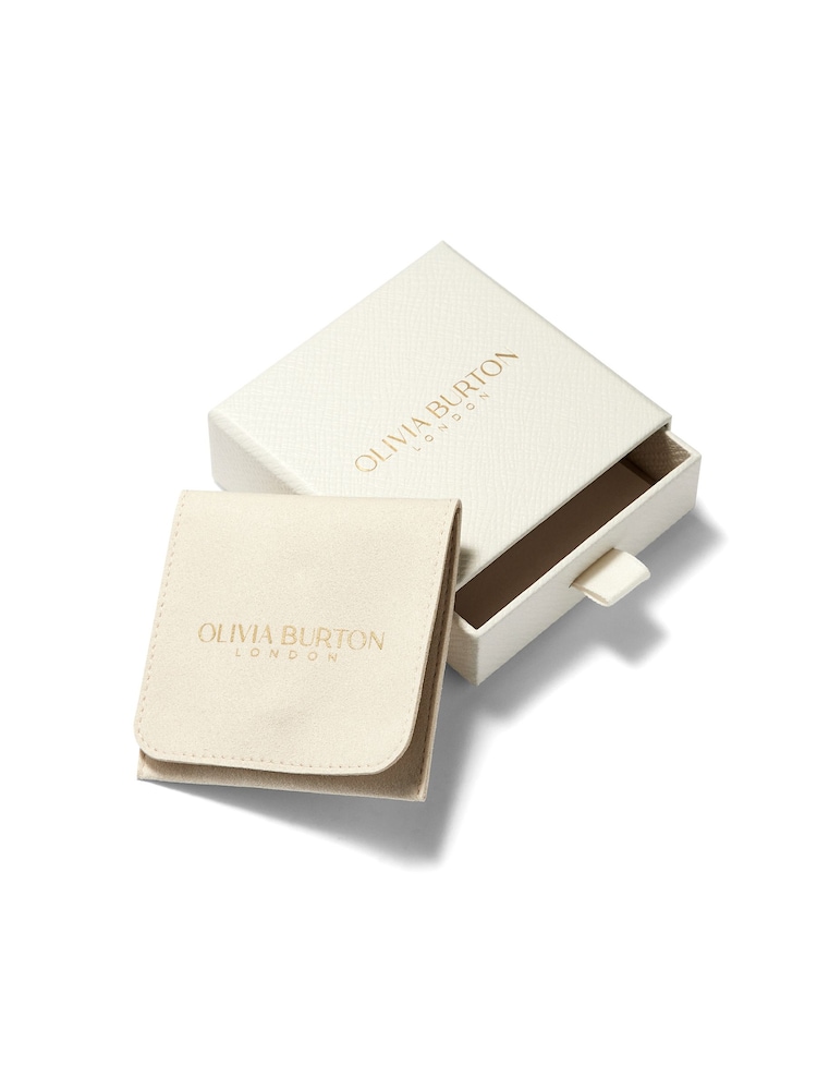 Olivia Burton Gold Tone IP Kindred Interlink Earrings - Image 6 of 6 Olivia Burton Gold Tone IP Kindred Interlink Earrings - Image 6 of 6