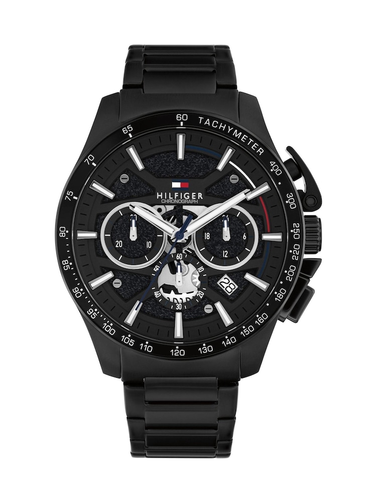 Tommy Hilfiger Black IP Bracelet Watch - Image 2 of 4