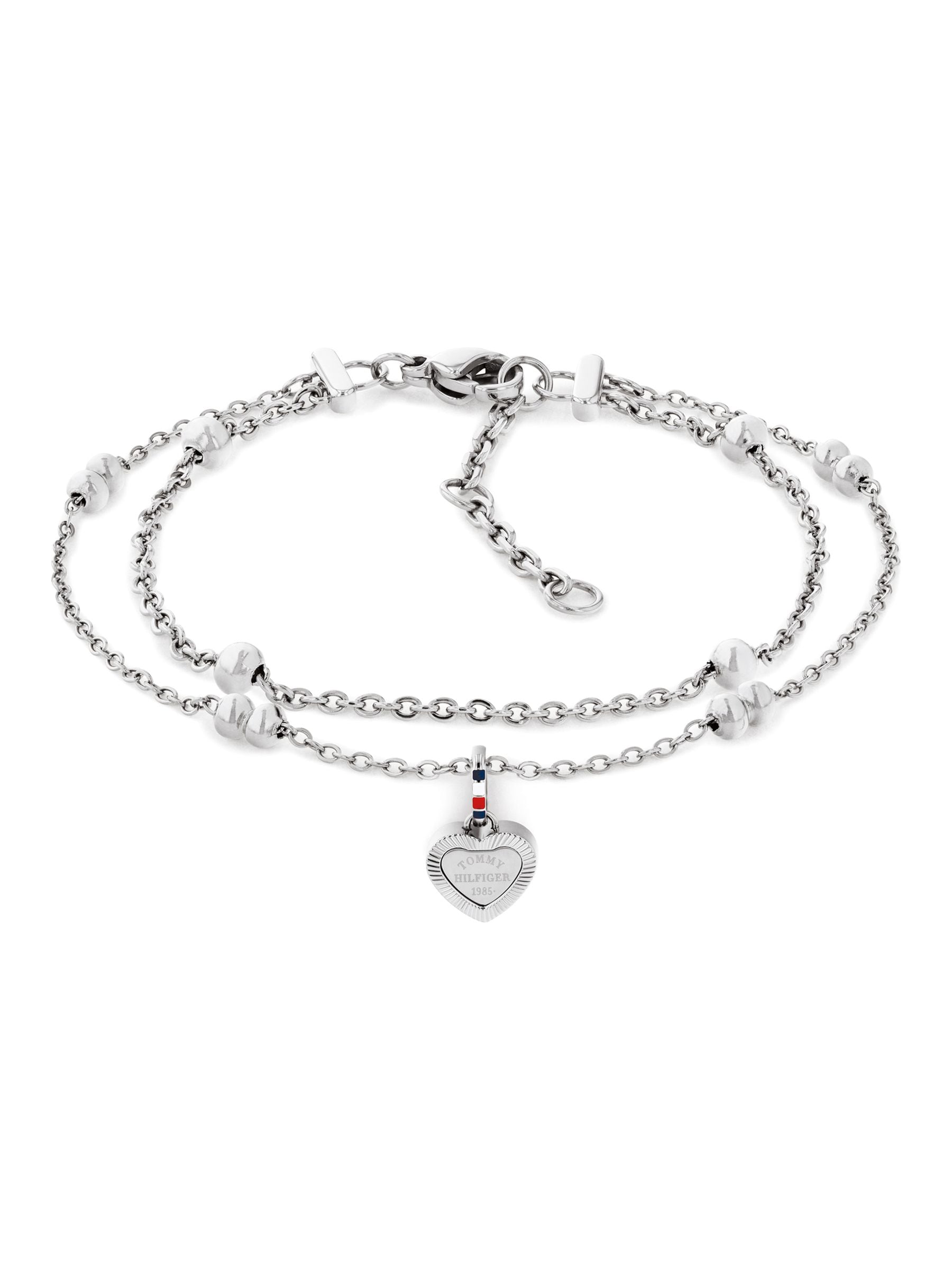 Tommy Hilfiger Womens Stainless Steel Layered Chain Bracelet, One Colour, Men - Image 5