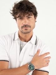 BOSS Silver Tone Hero Chrono Stainless Steel Watch - Image 2 of 5