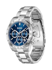 BOSS Silver Tone Hero Chrono Stainless Steel Watch - Image 5 of 5
