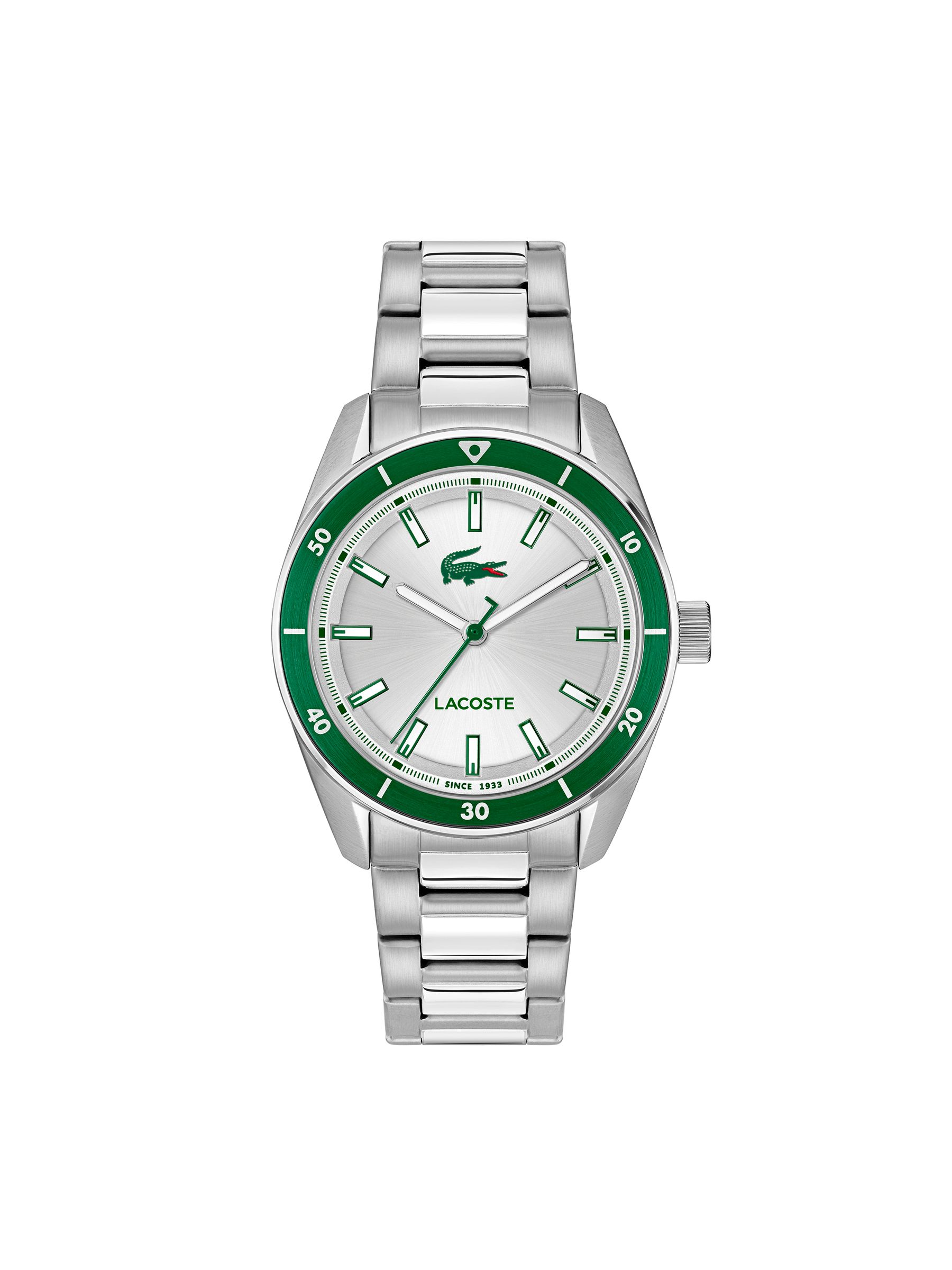 Lacoste Boston Chronograph Watch for Men with Stainless Steel or Leather Strap - Image 3