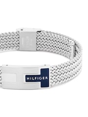 Tommy Hilfiger Silver Tone Nautical Stainless Steel Mesh Bracelet - Image 2 of 4