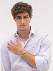 Tommy Hilfiger Silver Tone Nautical Stainless Steel Mesh Bracelet - Image 4 of 4