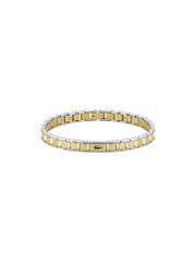 Lacoste Gold Tone Metropole Edge Two Tone Stainless Steel and IP Link Bracelet - Image 1 of 6