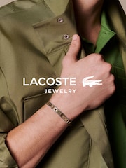 Lacoste Gold Tone Metropole Edge Two Tone Stainless Steel and IP Link Bracelet - Image 4 of 6