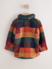 Multi Coloured Check - Shacket aus Teddyfleece (3 M.–7 J.) - Bild 2 von 4