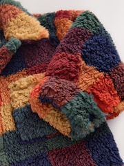 Multi Coloured Check - Shacket aus Teddyfleece (3 M.–7 J.) - Bild 4 von 4