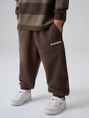 smALLSAINTS Brown Striped Rugby Top And Joggers Set - Image 3 of 15
