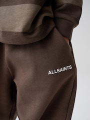 smALLSAINTS Brown Striped Rugby Top And Joggers Set - Image 6 of 15