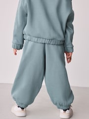 smALLSAINTS Blue Tierra Funnel Neck Sweater and Joggers Set - Image 5 of 12