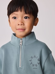 smALLSAINTS Blue Tierra Funnel Neck Sweater and Joggers Set - Image 6 of 12