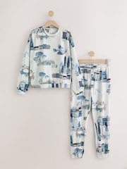 Oatmeal Scene Long Sleeve Pyjamas - Image 1 of 3