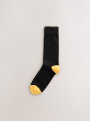 Black Dinosaur Bright Footbed Cotton Rich Socks - Image 8 of 10